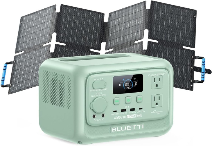 我家の震災対策 小型ポータブル電源 BLUETTI AORA 30 V2・60W